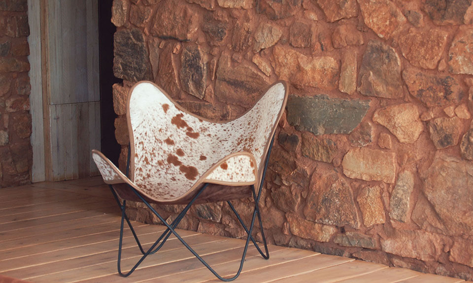 Cow Skin Butterfly Chairs