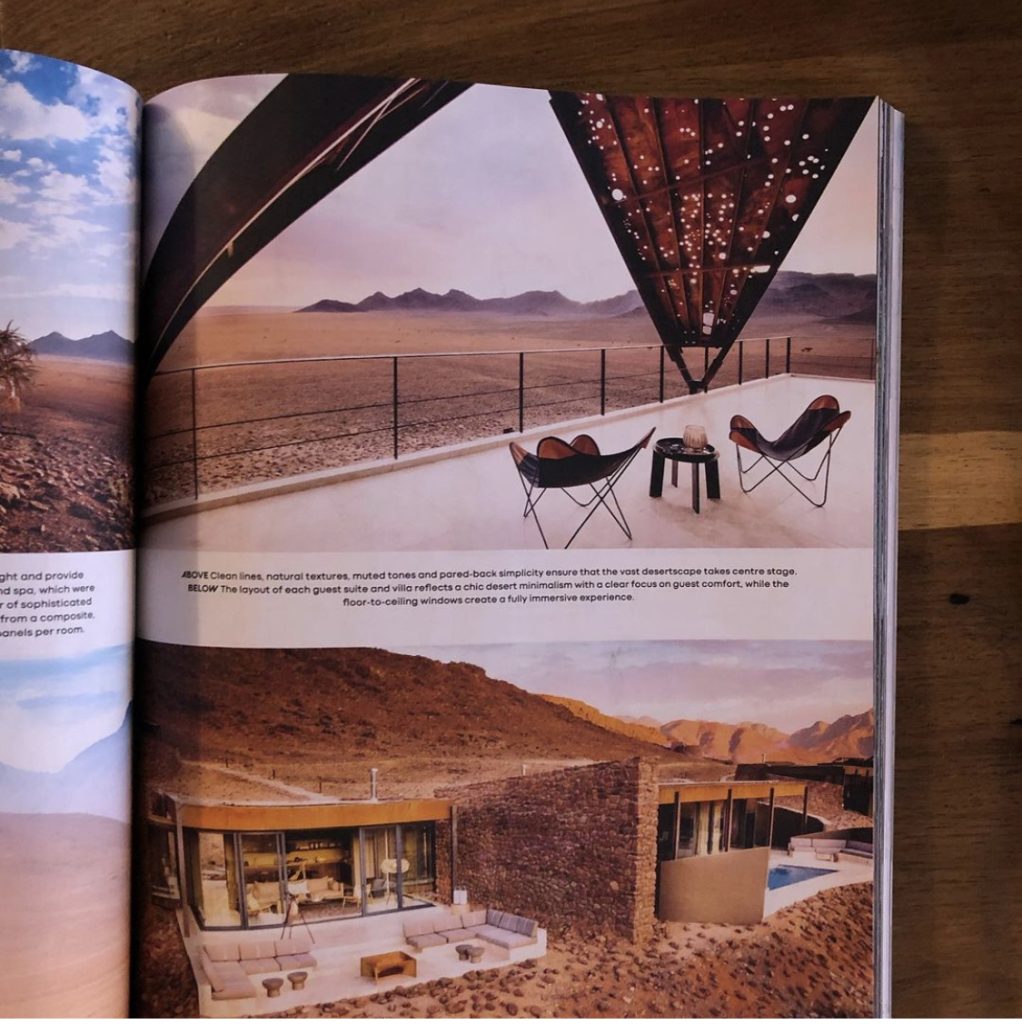 & Beyond, Sossusvlei Desert Lodge | Butterfly Chairs